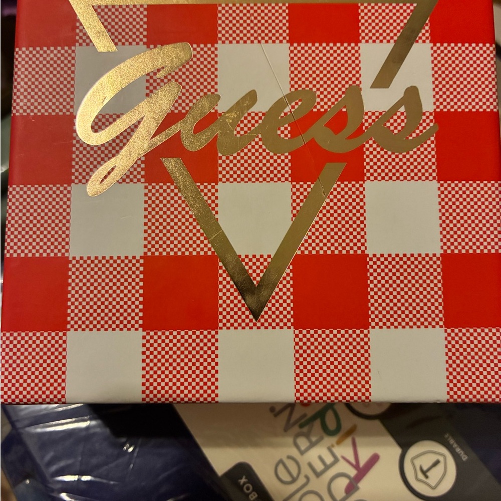 GUESS Gold-Tone Bracelet with Crystal Logo - Picture 4 of 4